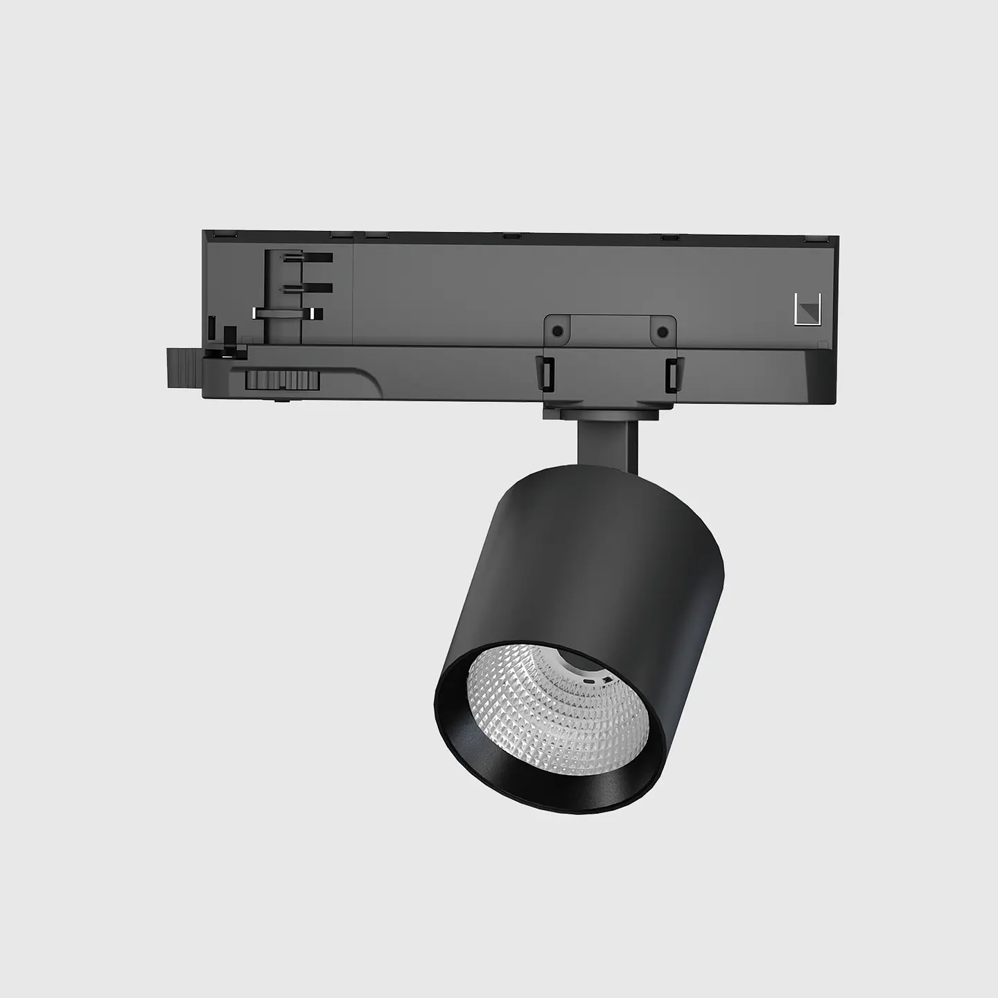 PROJETOR DE CALHA LED RILUX 3 CIRCUITOS PRETO 20W 3CCT 1