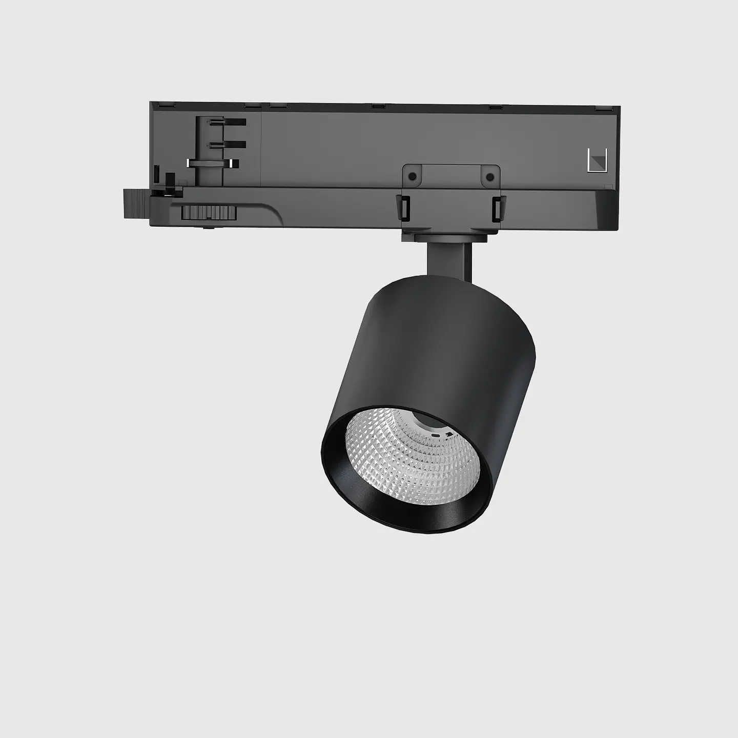 PROJETOR DE CALHA LED RILUX 3 CIRCUITOS PRETO 20W 3CCT 2