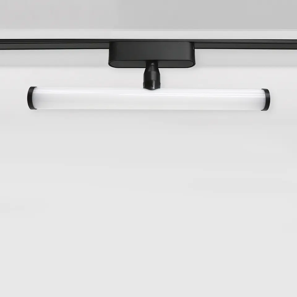 PROJETOR TUBOLAR PRETO PARA CALHA MAGNÉTICA 6W 2700K 2