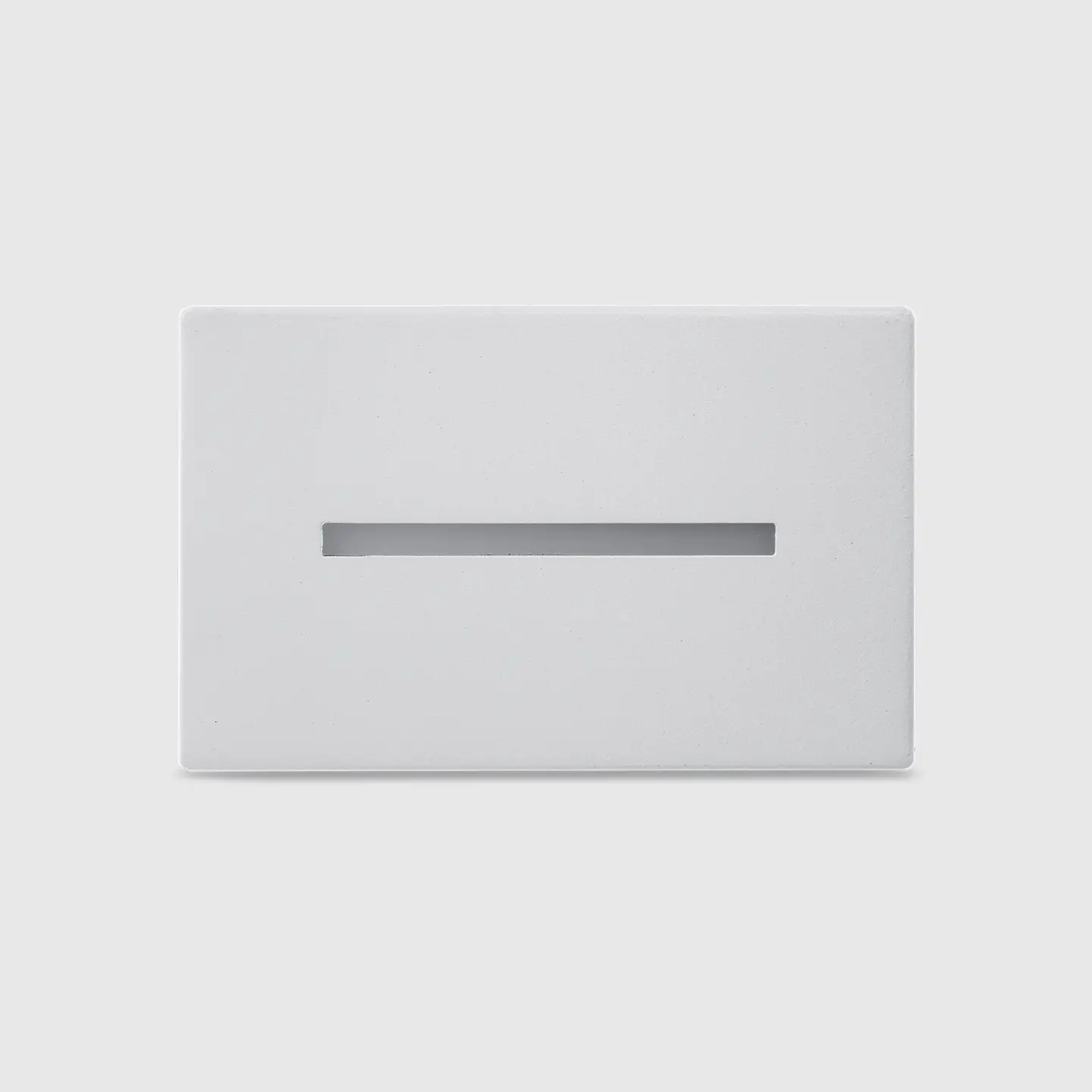 APLIQUE PAREDE DE EMBUTIR RETANGULAR BRANCO 3W 3CCT 2
