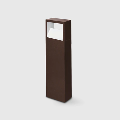 BALIZADOR DE JARDIM CORTEN 50CM 9W 3CCT