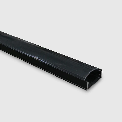 PERFIL DE ALUMINIO SALIENTE AD103A PRETO 2M
