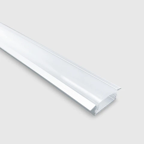 PERFIL DE ALUMINIO EMBUTIR AD102A BRANCO 2M