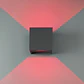 APLIQUE LED CUBO ANTRACITE 2X5W RGB+3CCT COM APP TUYA - Thumbnail 3