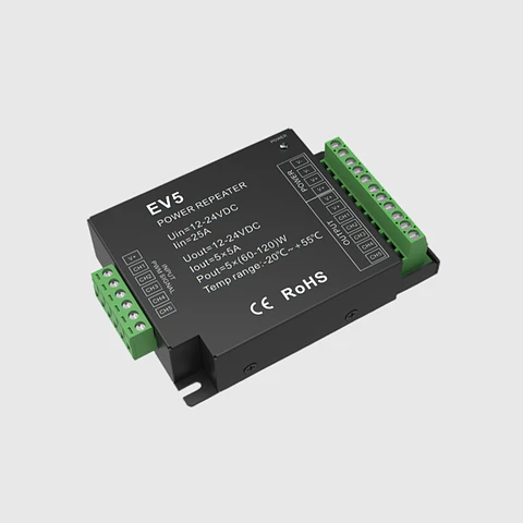 AMPLIFICADOR 5 EM 1 12-24V 5A*5CH