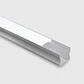PERFIL DE ALUMINIO AD124C 2M - Thumbnail 1