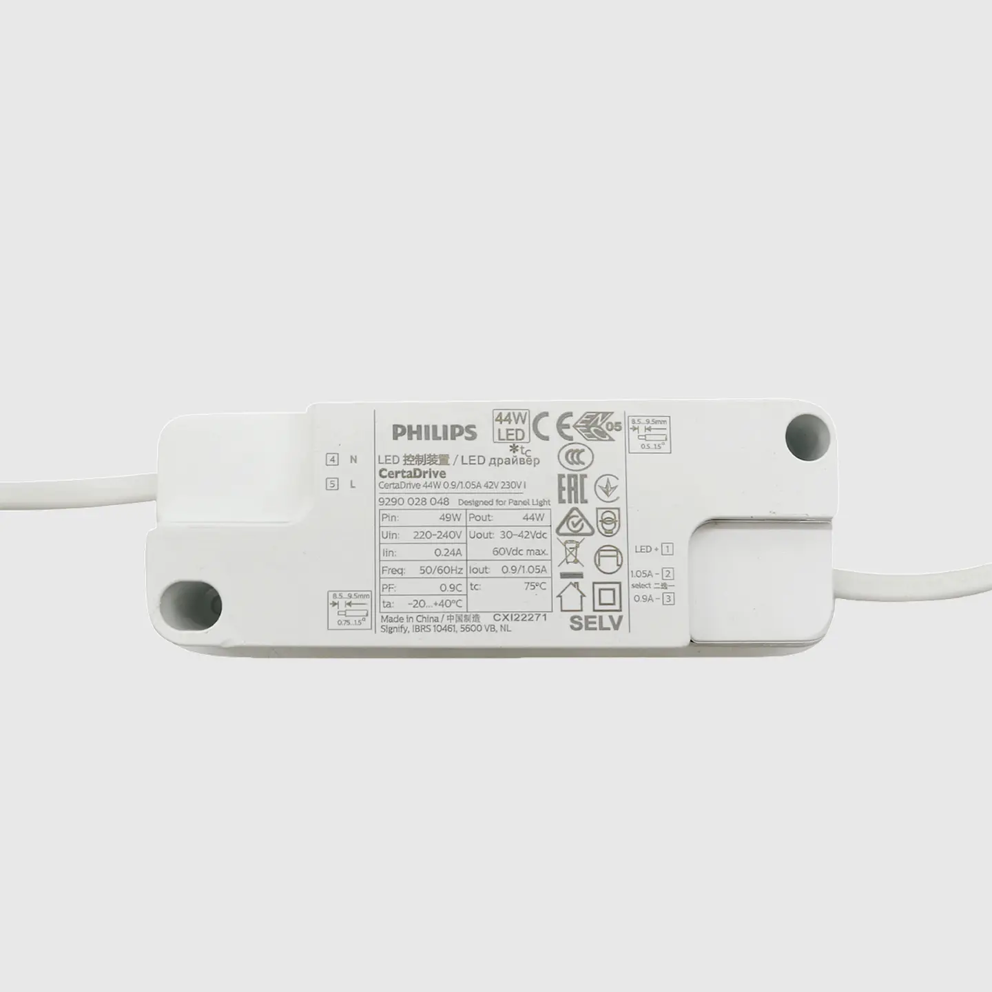 DRIVER PHILIPS CERTADRIVER 1050mA 44W 1