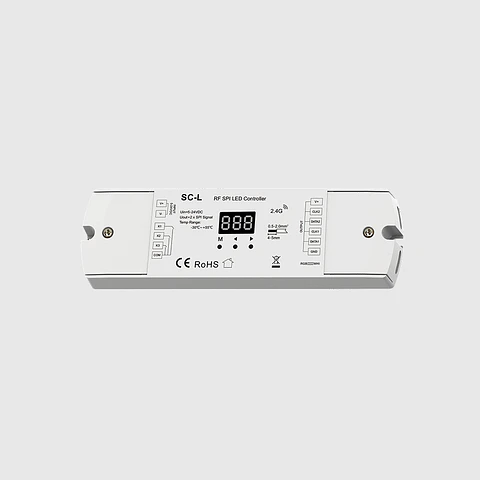 CONTROLADOR SPI RF2.4GHZ + PUSH SWITCH 5-24V