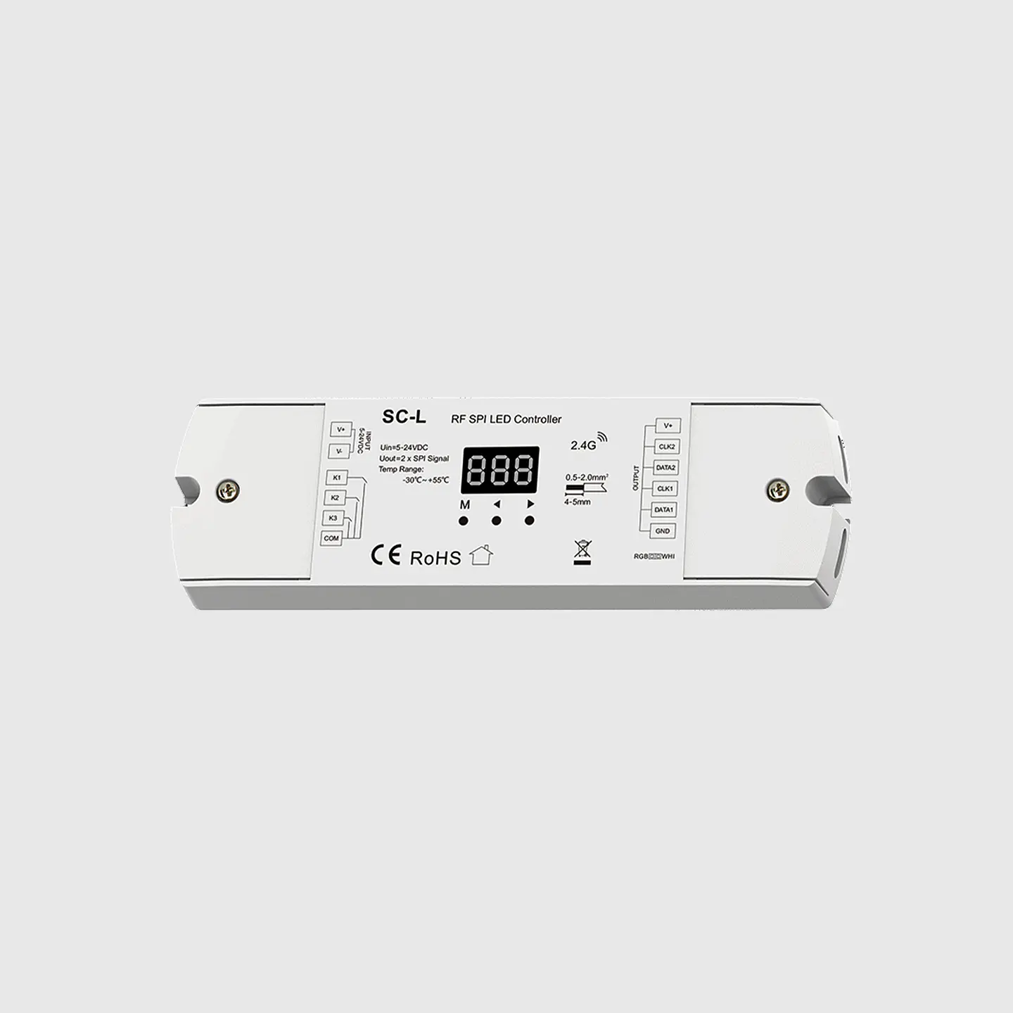 CONTROLADOR SPI RF2.4GHZ + PUSH SWITCH 5-24V 1