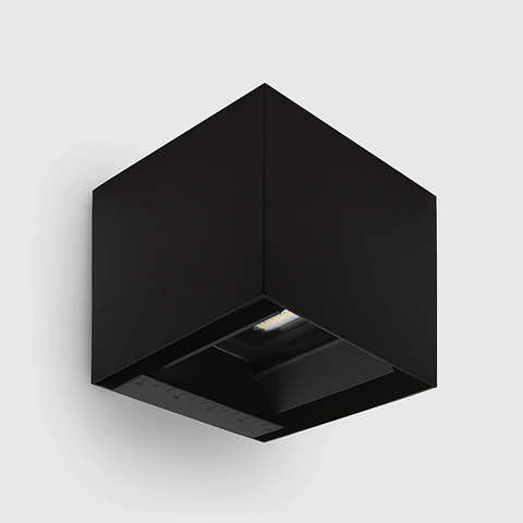 APLIQUE SOLAR LED W13106S PRETO 9W 3000K