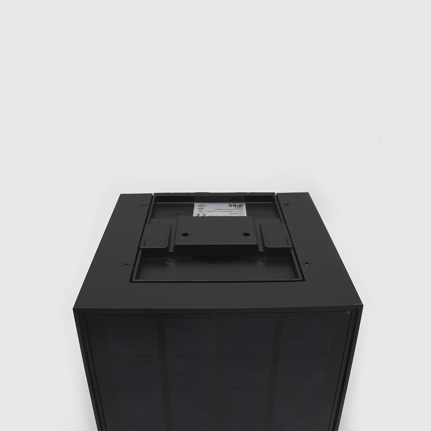 APLIQUE SOLAR LED W13106S PRETO 9W 3000K 2
