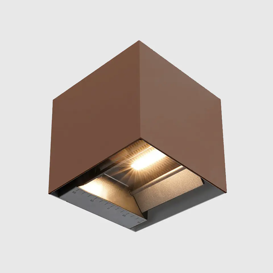 APLIQUE SOLAR LED W13106S CORTEN 9W 3000K 2