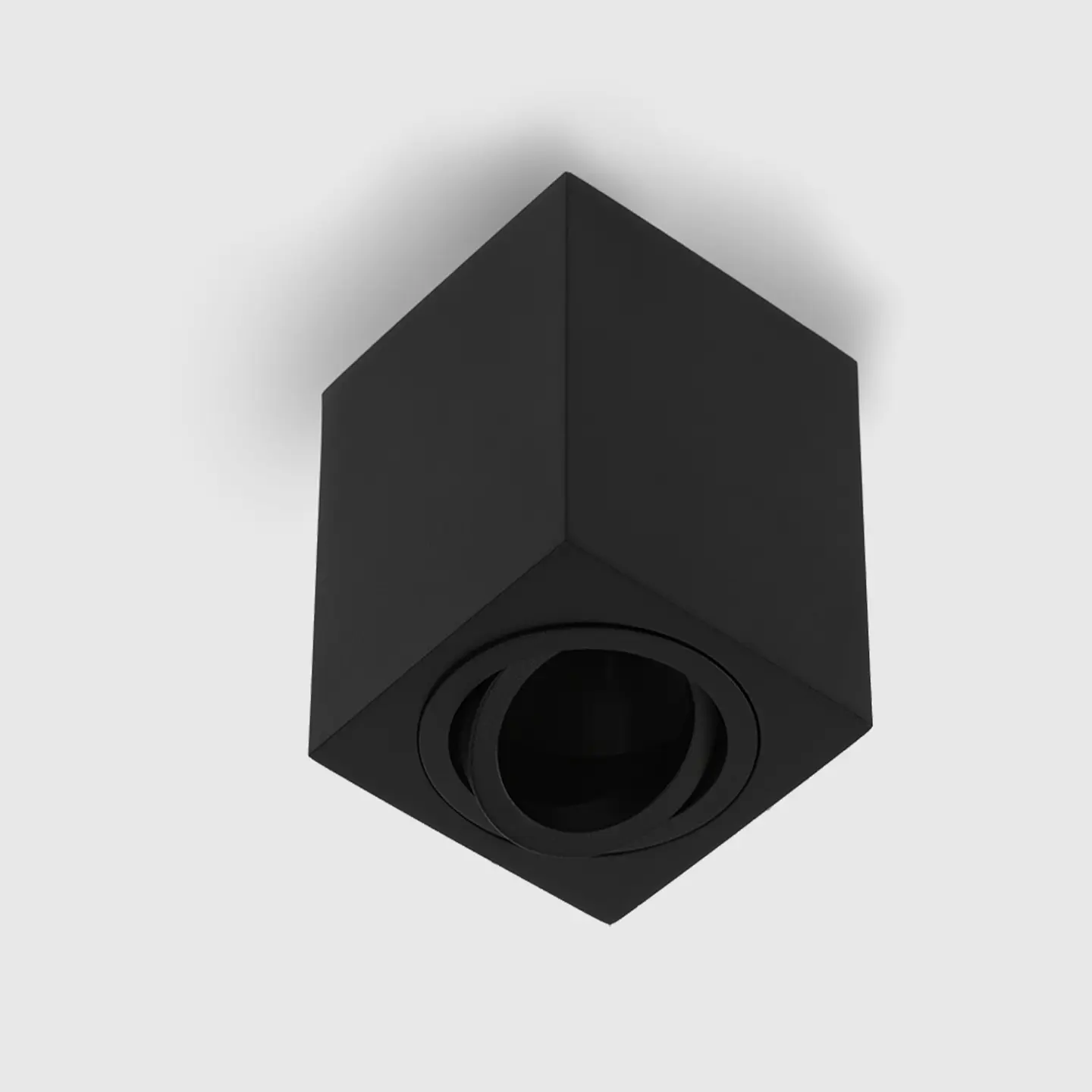 APLIQUE P/ GU10 SALIENTE SQ PRETO 1