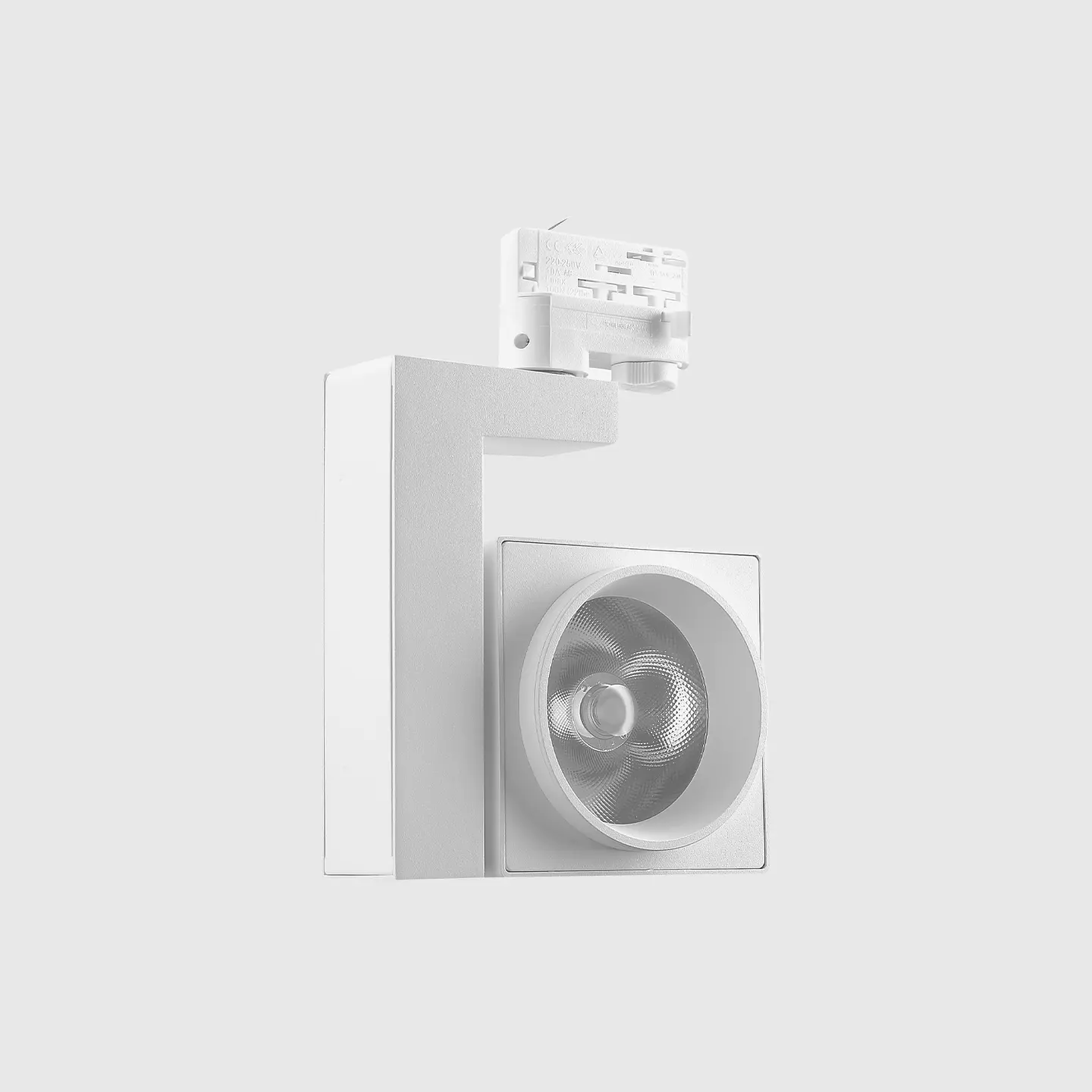 PROJETOR CALHA LED 3 CIRCUITOS QUADRADO 35W 4000K BRANCO LA 1