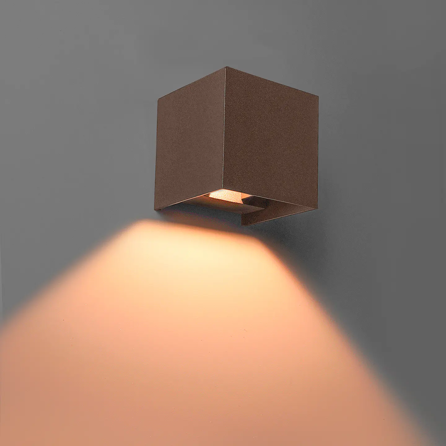 APLIQUE SOLAR LED W13106S CORTEN 9W 3000K 5