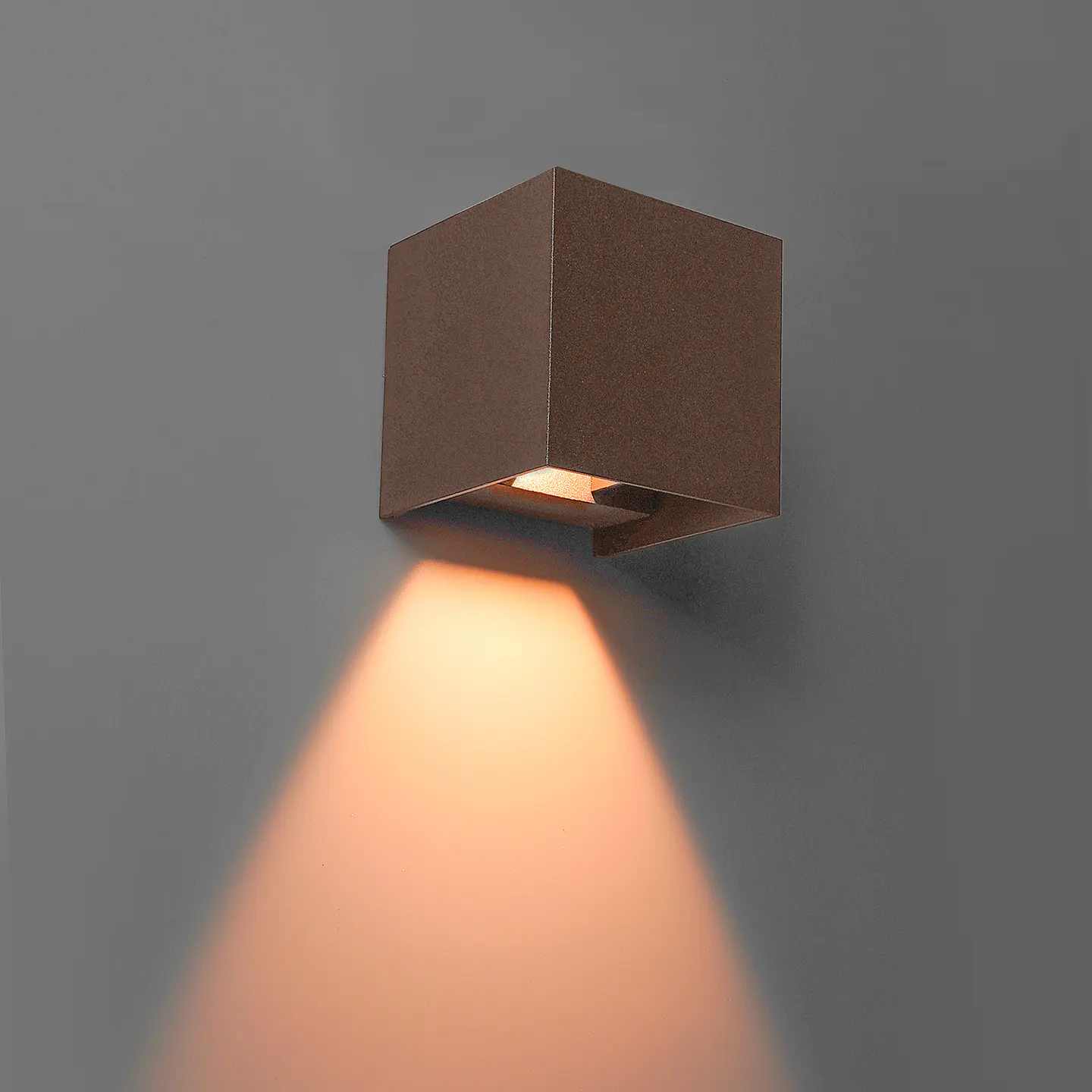 APLIQUE SOLAR LED W13106S CORTEN 9W 3000K 4