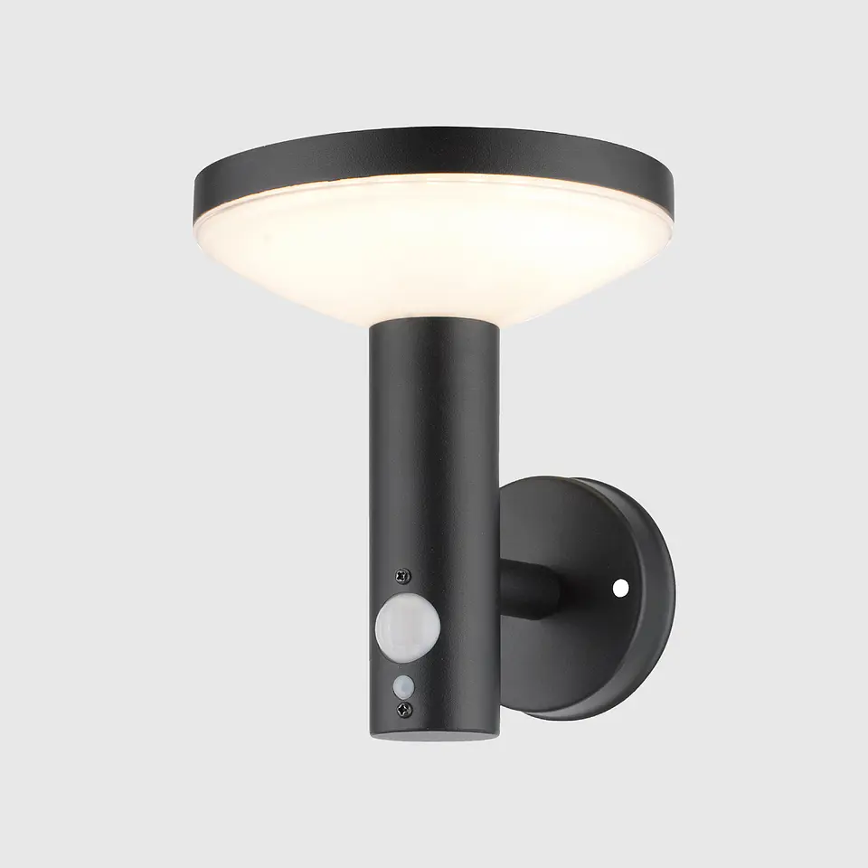 APLIQUE LED PAREDE SOLAR C/SENSOR 4.5W 3000k 2