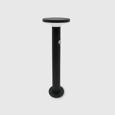 BALIZADOR LED SOLAR C/SENSOR 4.5W 3000k