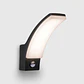 APLIQUE LED PAREDE PRETO C/SENSOR MOVIMENTO 12W 3CCT - Thumbnail 1