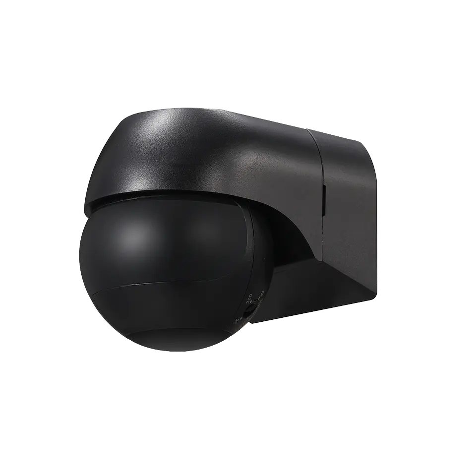 180º/360º Superfície/Parede - All Black IP44 1