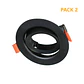 Aro de encastrar ONIRO ABS redondo Alt.3,5xD.9cm em ABS - Thumbnail 4