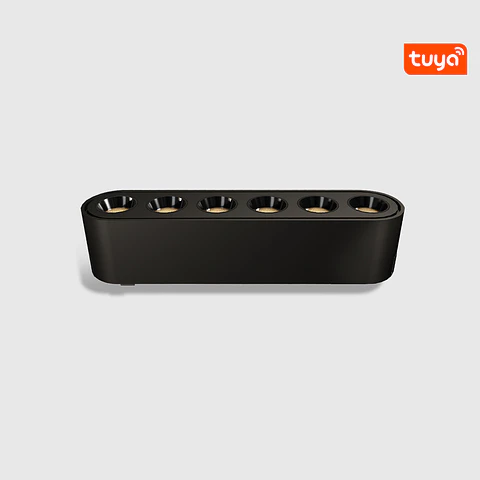 PROJETOR LINEAR CALHA MAGNÉTICA PRETO UT25-GLR6 6W 3CCT