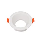 Aro de encastrar ONIRO ABS redondo Alt.4xD.8,3cm em ABS branco - Thumbnail 2