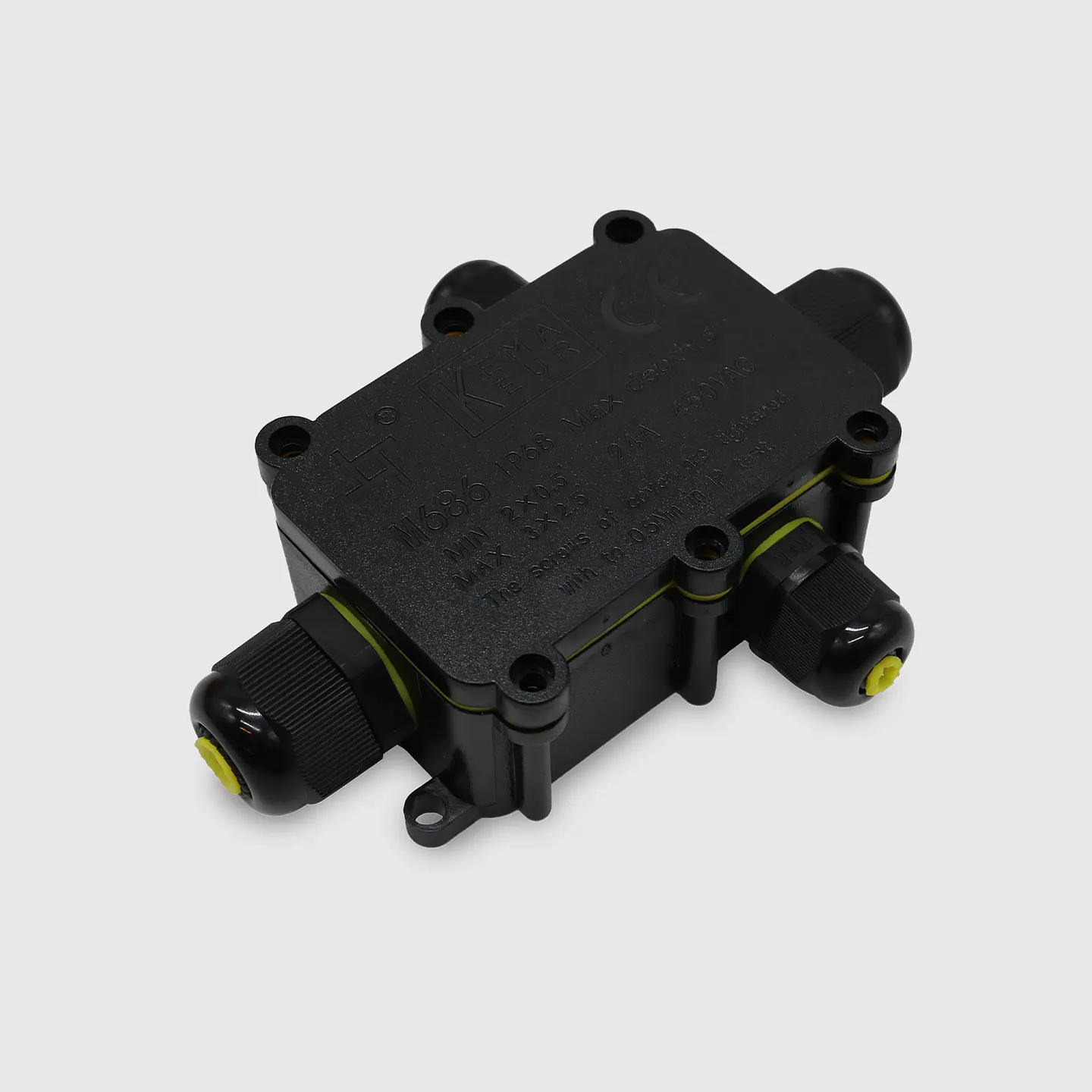 CONECTOR C/ CAIXA ESTANQUE IP68 - 4 1