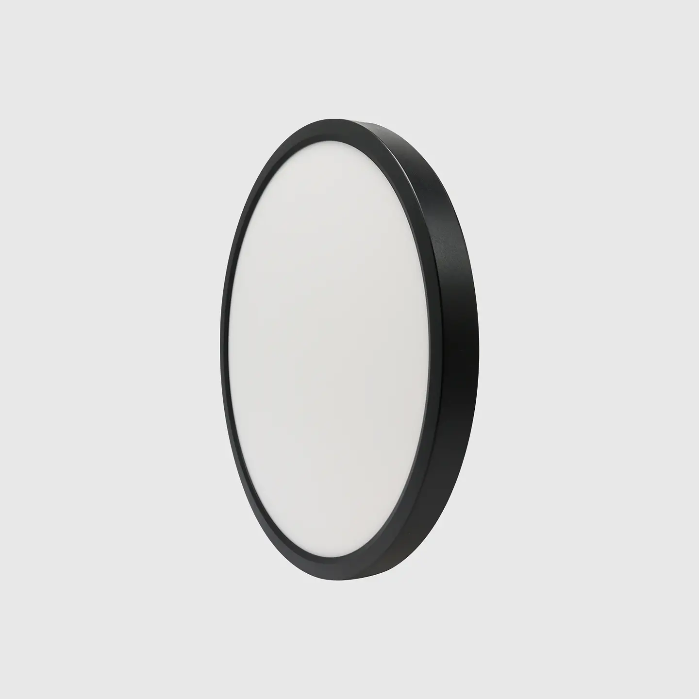 PLAFON LED REDONDO SUPER SLIM PRETO 24W 3CCT DIMÁVEL C/APP TUYA 1