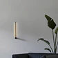 APLIQUE LED PAREDE PRETO 60CM 8W 3000K - Thumbnail 3
