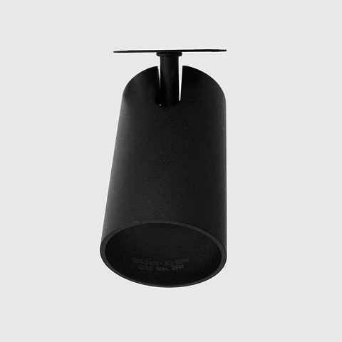 PROJETOR EMBUTIR 1*GU10 RSP01B PRETO