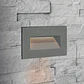 LED APLIQUE RETANGULAR ENCASTRAR D697/L CINZA 6W 4000K - Thumbnail 2