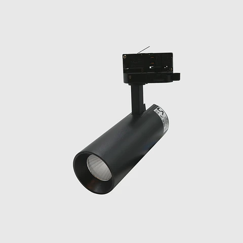 PROJETOR CALHA TRIFÁSICO PRETO "ZUNIT" 15W 3CCT