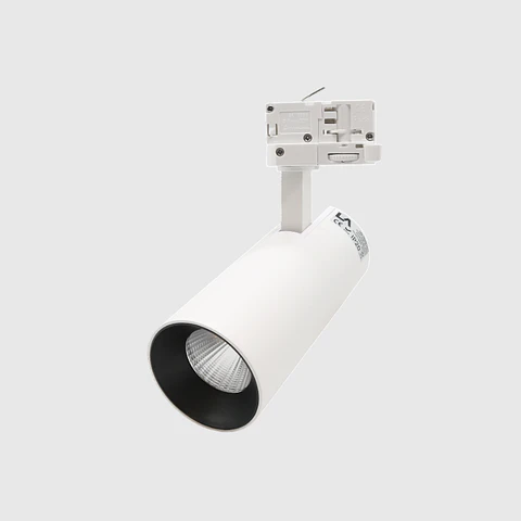 PROJETOR CALHA TRIFÁSICO BRANCO "ZUNIT" 28W 3CCT