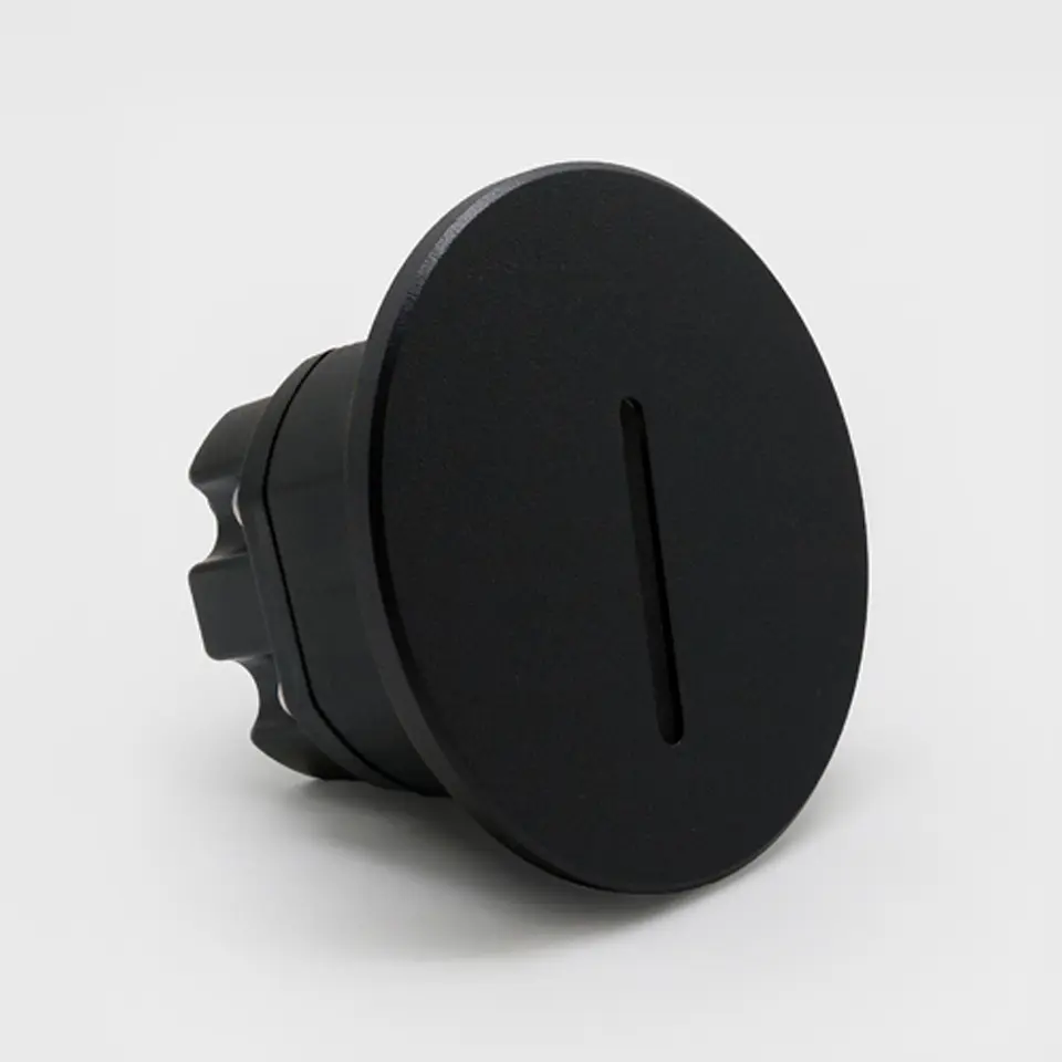 ESPELHO REDONDO PRETO PARA BALIZADOR MODULAR 39397 2