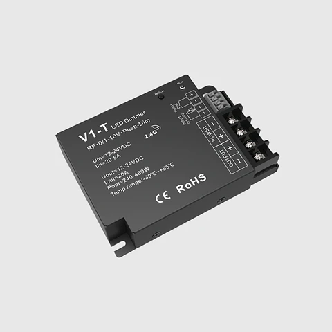 CONTROLADOR RF PARA FITA MONOCOLOR 12-24V