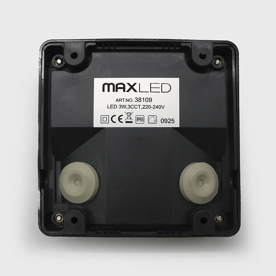 LED APLIQUE MURO DARK GREY 3W 3CCT PC1201 2