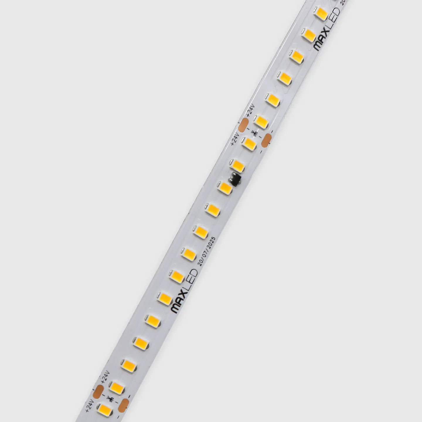FITA LED 2835 144D LIGAÇÃO 20 MT S/ QUEDA INTENSIDADE IP20 24V 12W 4000K 4
