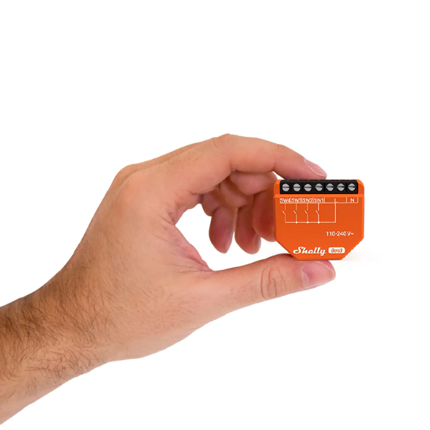 Shelly i4 Gen3 — Controlador de 4 Entradas Digitais Wi-Fi + Bluetooth 3