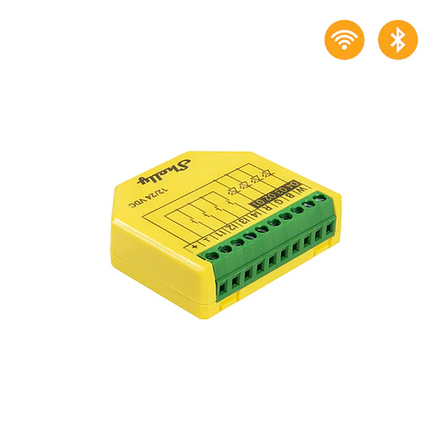 Shelly Plus RGBW PM — Controlador de fitas LED RGBW 4 canais com Medição de Consumo, Wi-Fi+Bluetooth