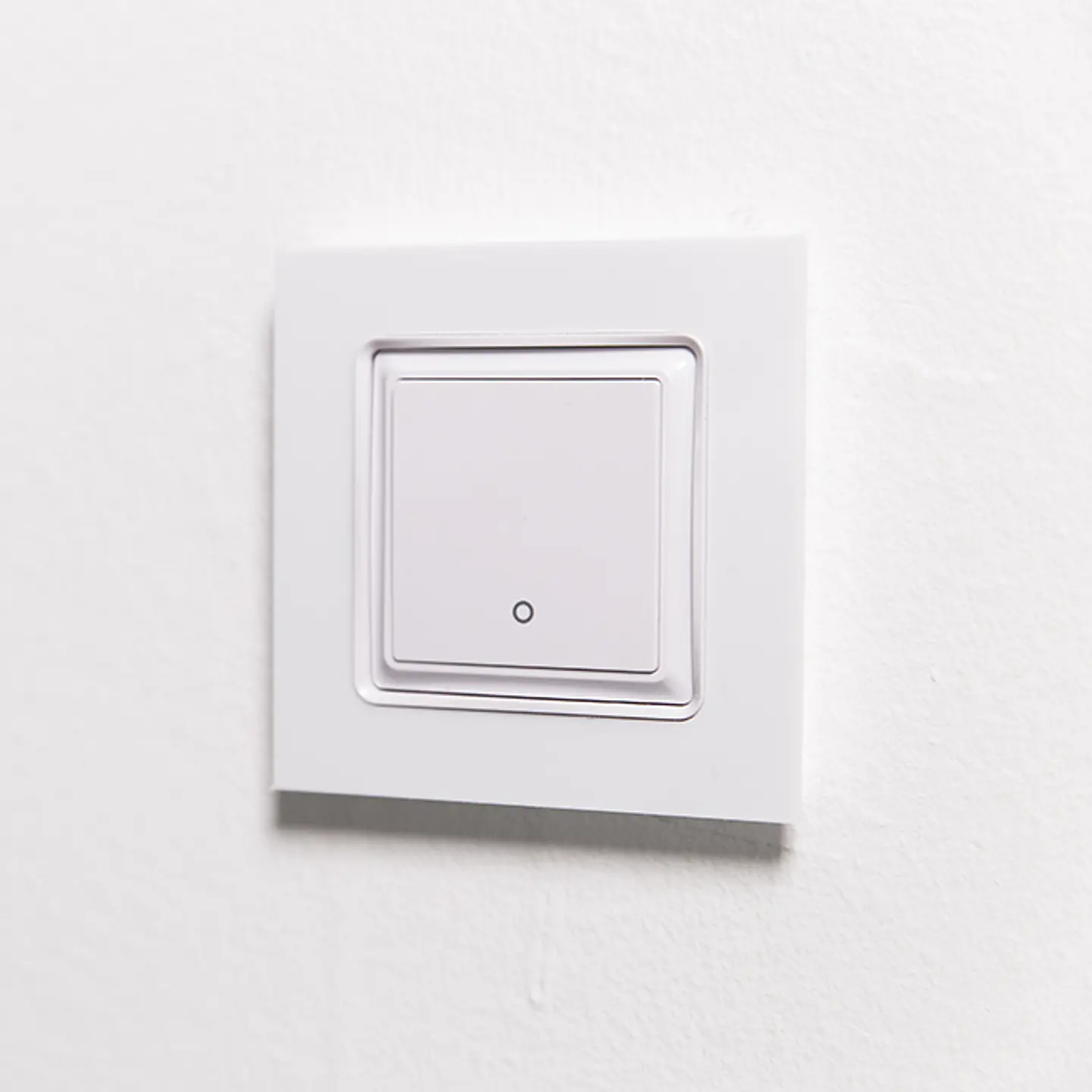 Shelly Wall Switch 1 Botão Branco — Corpo de Interruptor para Módulos Shelly Gen3 2