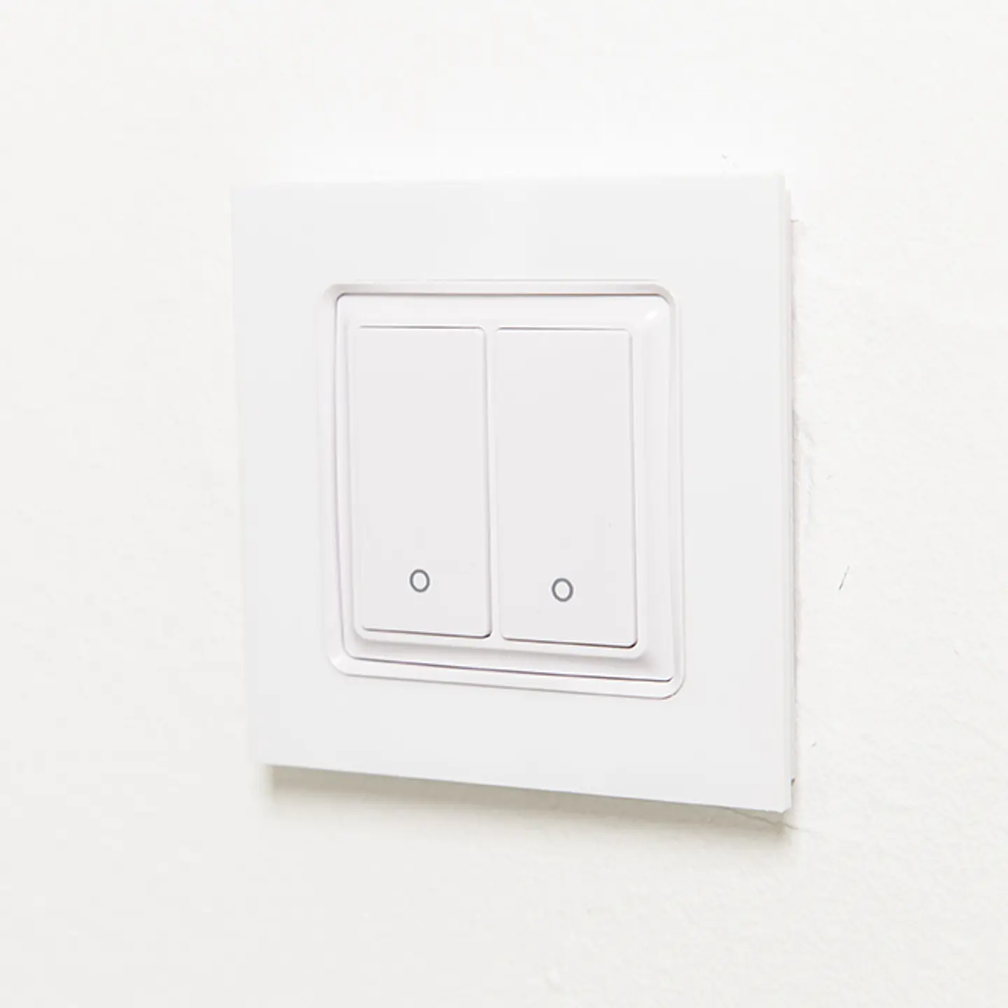 Shelly Wall Switch 2 Botões Branco — Corpo de Interruptor para Módulos Shelly Gen3 1