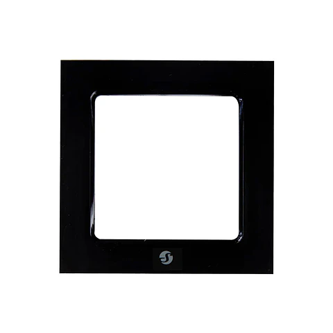 Shelly Wall Frame 1 Preto — Moldura/Espelho para interuptor Shelly Wall Switch