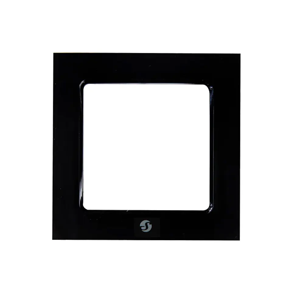 Shelly Wall Frame 1 Preto — Moldura/Espelho para interuptor Shelly Wall Switch 1