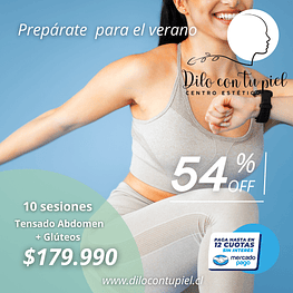 Tensado de Abdomen + Gluteos 