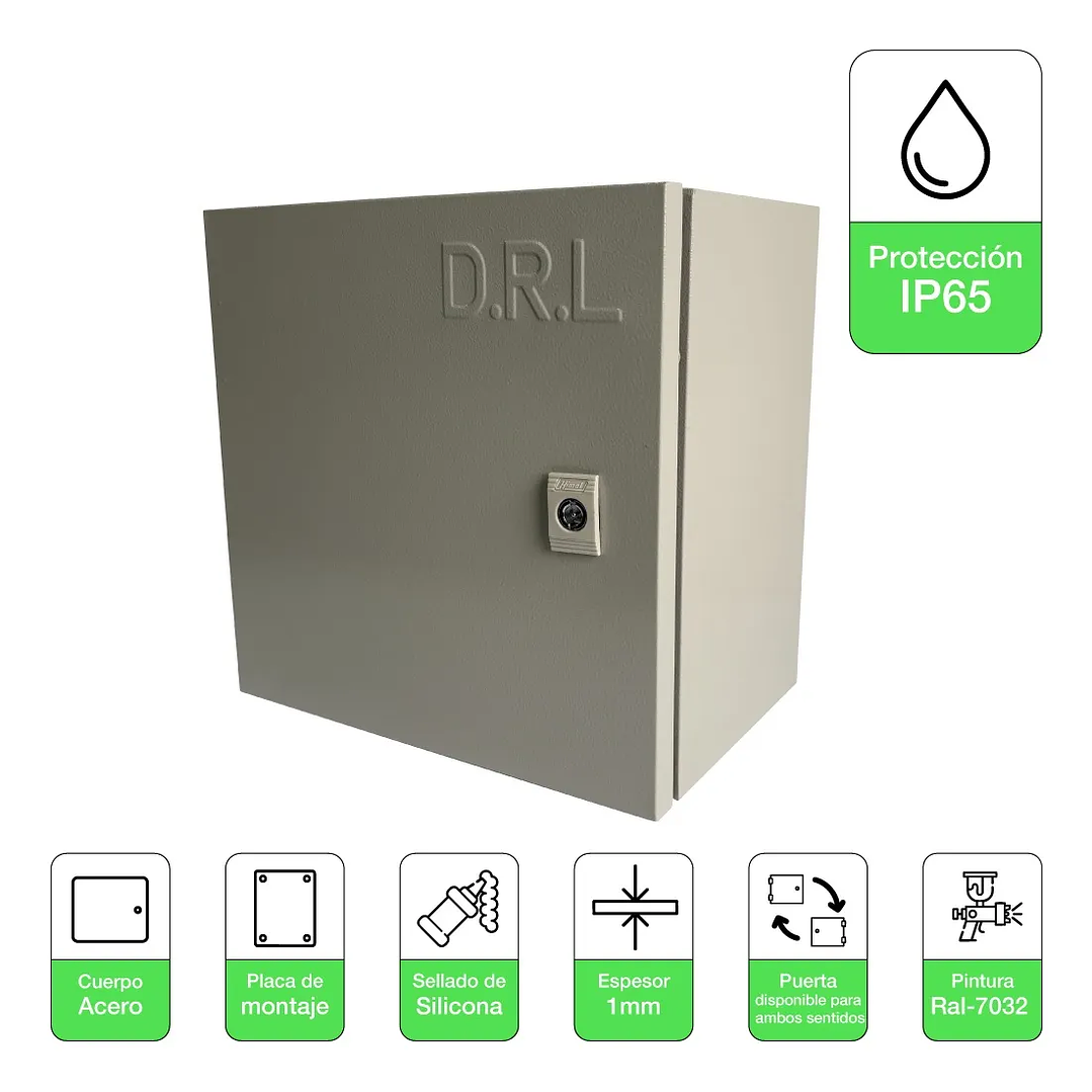 Gabinete Metálico 400X300X200  3