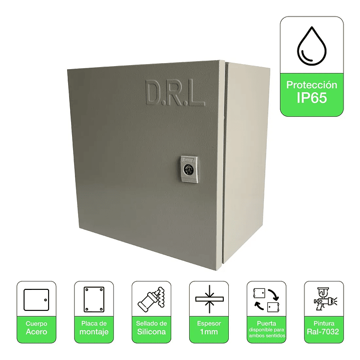 Gabinete Metálico 400X300X200  3