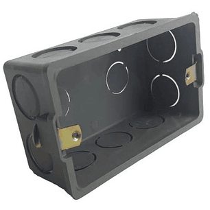 Caja Distribución Embutida PVC (Tabique) oreja metálica 12 salidas