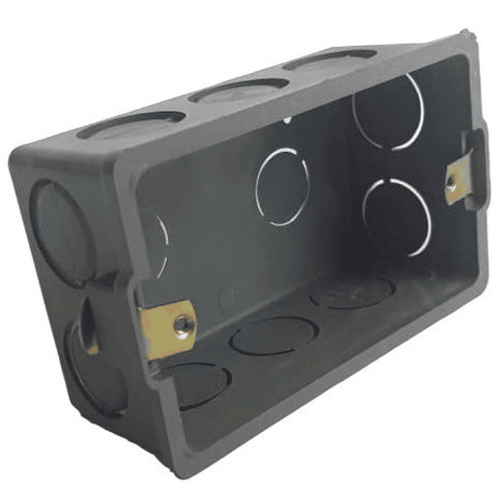 Caja Distribución Embutida PVC (Tabique) oreja metálica 12 salidas 1