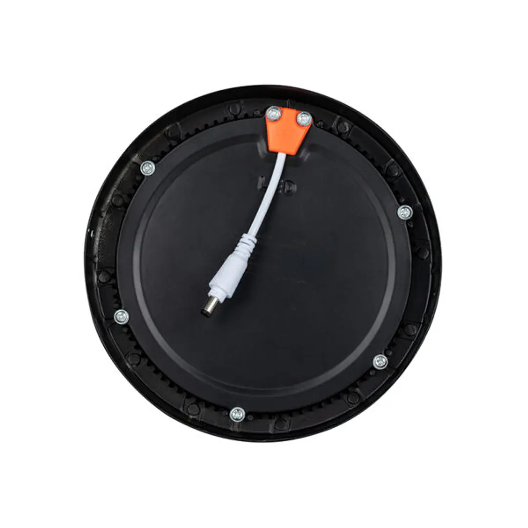 PANEL LED ECO NEGRO SOBREPUESTO REDONDO 24W 3
